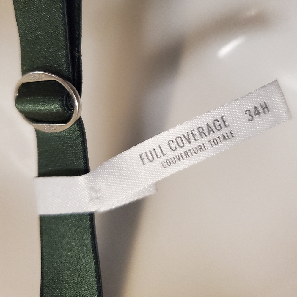 AERIE Green 34H Braw New With Tags Store Price $44.95 - Picture 7 of 10